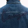 Giacca utility unisex “Kenzo Signature” in denim giapponese Giacca utility unisex “Kenzo Signature” in denim giapponese