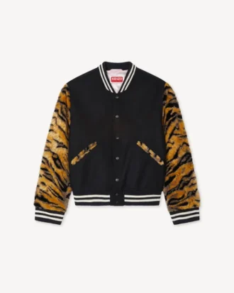 Giacca varsity unisex “Kenzo Tiger” in lana vergine