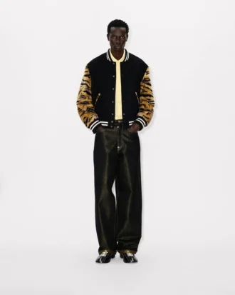 Giacca varsity unisex “Kenzo Tiger” in lana vergine