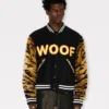 Giacca varsity unisex stampata “Kenzo Tiger” in lana vergine Giacca varsity unisex stampata “Kenzo Tiger” in lana vergine