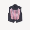 Gilet Kenzo Trompe L’œIl’ in lana e cotone Gilet Kenzo Trompe L’œIl’ in lana e cotone