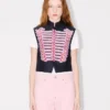 Gilet Kenzo Trompe L’œIl’ in lana e cotone Gilet Kenzo Trompe L’œIl’ in lana e cotone
