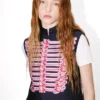 Gilet Kenzo Trompe L’œIl’ in lana e cotone Gilet Kenzo Trompe L’œIl’ in lana e cotone
