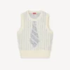 Gilet Kenzo Trompe L’œIl’ in misto lana e cotone