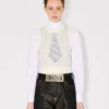 Gilet Kenzo Trompe L’œIl’ in misto lana e cotone