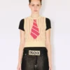 Gilet Kenzo Trompe L’œIl’ in misto lana e cotone Gilet Kenzo Trompe L’œIl’ in misto lana e cotone