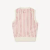 Gilet Kenzo Trompe L’œIl’ in misto lana e cotone Gilet Kenzo Trompe L’œIl’ in misto lana e cotone