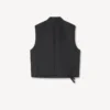 Gilet kimono in lana vergine e seta Gilet kimono in lana vergine e seta