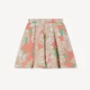 Gonna a ruota “Eden Jungle” in felpa French Terry
