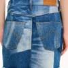 Gonna corta patchwork in denim giapponese Gonna corta patchwork in denim giapponese