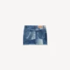 Gonna corta patchwork in denim giapponese Gonna corta patchwork in denim giapponese