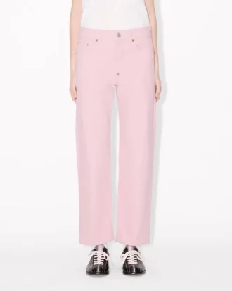 Jeans a gamba dritta in denim giapponese