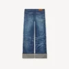 Jeans a vita alta in denim giapponese Jeans a vita alta in denim giapponese