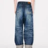 Jeans a vita alta in denim giapponese Jeans a vita alta in denim giapponese