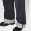 Jeans a vita alta in denim giapponese Jeans a vita alta in denim giapponese