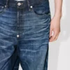 Jeans a vita alta in denim giapponese Jeans a vita alta in denim giapponese