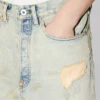 Jeans a vita alta in denim giapponese Jeans a vita alta in denim giapponese