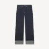 Jeans a vita alta in denim giapponese Jeans a vita alta in denim giapponese