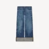 Jeans a vita alta in denim giapponese Jeans a vita alta in denim giapponese