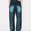 Jeans boyfriend a vita bassa in denim giapponese Jeans boyfriend a vita bassa in denim giapponese