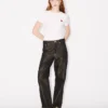Jeans boyfriend a vita bassa in denim giapponese Lurex Jeans boyfriend a vita bassa in denim giapponese Lurex