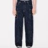 Jeans cargo “Kenzo Weave” con vestibilità Monkey Fit in denim giapponese Jeans cargo “Kenzo Weave” con vestibilità Monkey Fit in denim giapponese