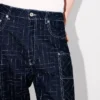 Jeans cargo “Kenzo Weave” con vestibilità Monkey Fit in denim giapponese Jeans cargo “Kenzo Weave” con vestibilità Monkey Fit in denim giapponese