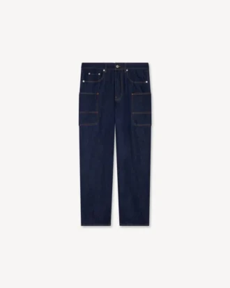 Jeans cargo Monkey Fit in denim giapponese