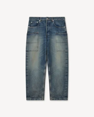 Jeans cargo Monkey Fit in denim giapponese