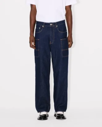Jeans cargo Monkey Fit in denim giapponese