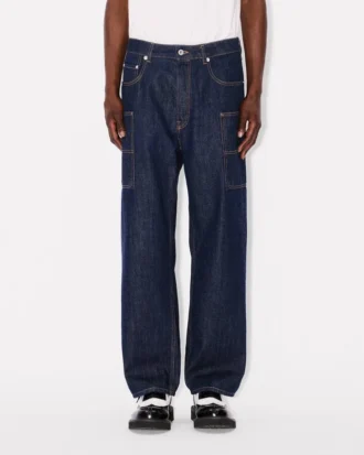 Jeans cargo Monkey Fit in denim giapponese