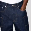 Jeans cargo Monkey Fit in denim giapponese