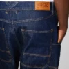 Jeans cargo Monkey Fit in denim giapponese