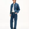 Jeans ‘Kenzo Signature’ a vestibilità dritta in denim giapponese Jeans ‘Kenzo Signature’ a vestibilità dritta in denim giapponese