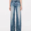 Jeans larghi Ayame in denim giapponese elasticizzato Jeans larghi Ayame in denim giapponese elasticizzato
