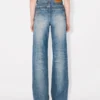 Jeans larghi Ayame in denim giapponese elasticizzato Jeans larghi Ayame in denim giapponese elasticizzato