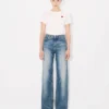 Jeans larghi Ayame in denim giapponese elasticizzato Jeans larghi Ayame in denim giapponese elasticizzato