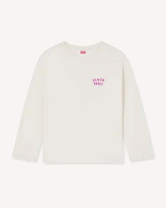 Maglietta a maniche lunghe ‘Kenzo Boke Heart’ in cotone