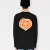 Maglietta a maniche lunghe ‘Kenzo Boke Heart’ in cotone Maglietta a maniche lunghe ‘Kenzo Boke Heart’ in cotone
