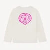 Maglietta a maniche lunghe ‘Kenzo Boke Heart’ in cotone Maglietta a maniche lunghe ‘Kenzo Boke Heart’ in cotone