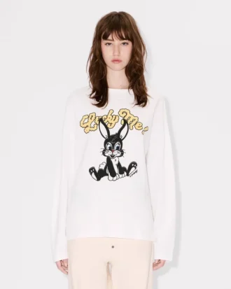 Maglietta a maniche lunghe “Kenzo Cartoon” in cotone