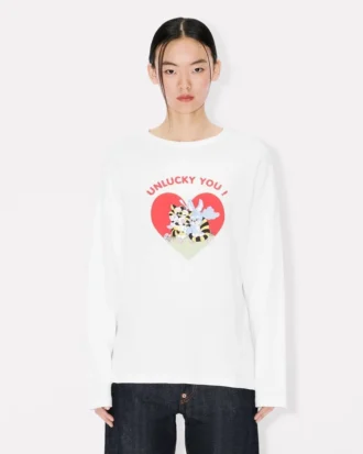 Maglietta a maniche lunghe “Kenzo Cartoon” in cotone