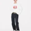 Maglietta a maniche lunghe “Kenzo Cartoon” in cotone Maglietta a maniche lunghe “Kenzo Cartoon” in cotone