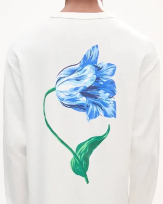 Maglietta a maniche lunghe “Kenzo Tulip” in cotone