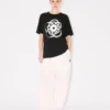 Maglietta ampia ‘Boke Flower 2.0’ in cotone