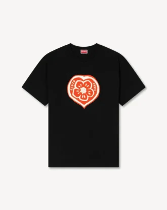 Maglietta ampia “Kenzo Boke Heart” in cotone