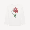 Maglietta relax a maniche lunghe “Kenzo Tulip” in cotone Maglietta relax a maniche lunghe “Kenzo Tulip” in cotone