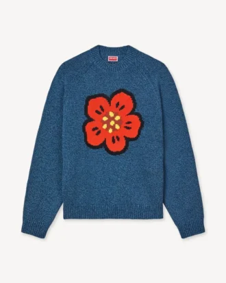 Maglione “Boke Flower” in cotone e lana