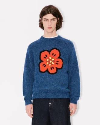 Maglione “Boke Flower” in cotone e lana