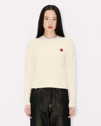 Maglione “Boke Flower” in cotone e lana
